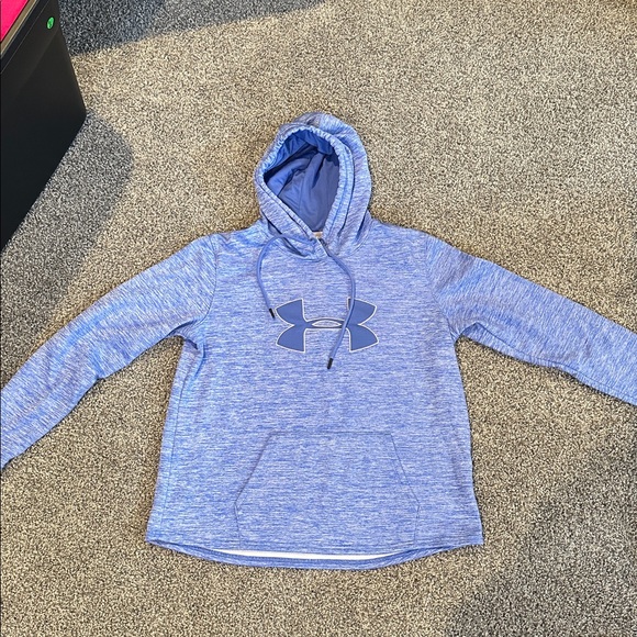 Under Armour Tops - Under Armour Heathered Blue Sweatshirt